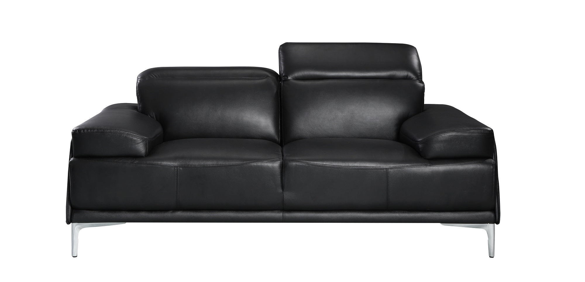 J and M Furniture Living Room Nicolo Sofa Collection In Black