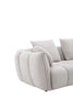 J and M Furniture Loveseat Lennox Fabric Loveseat in Light Grey | J&M Furniture