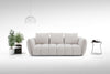 J and M Furniture Loveseat Lennox Fabric Loveseat in Light Grey | J&M Furniture
