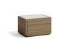 J and M Furniture Nightstands Add Left Nightstand Faro Nightstand in Walnut