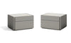J and M Furniture Nightstands Add Left & Right Nightstand Faro Nightstand in Grey