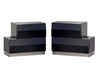 J and M Furniture Nightstands Add Left & Right Nightstands Milan Nightstand in Black