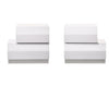 J and M Furniture Nightstands Add Left & Right Nightstands Milan Nightstand in White