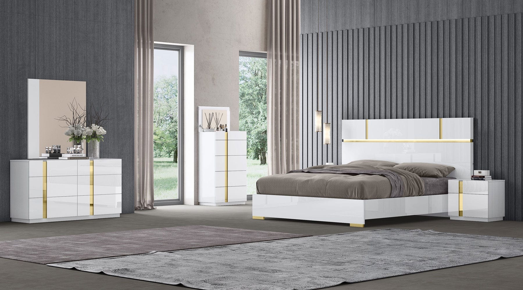 J and M Furniture Nightstands Kyoto Nightstand