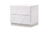 J and M Furniture Nightstands Naples Nightstand in White
