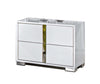 J and M Furniture Nightstands Right Nightstand Alice Gloss White Nightstand