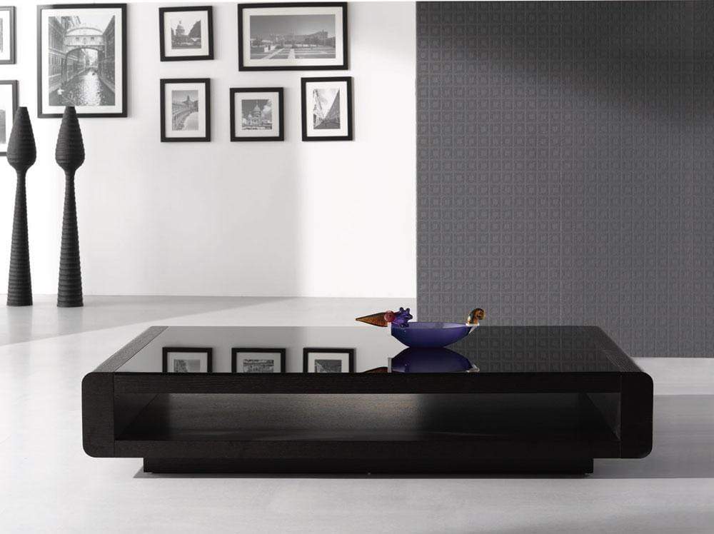 J and M Furniture Occasional Tables Modern Coffee Table 673A in Oak