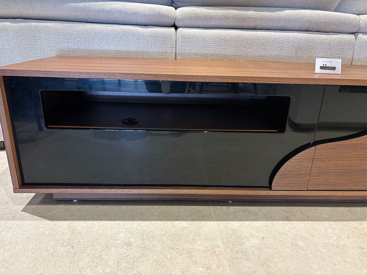 J and M Furniture TV Stand & Entertainment Centers Modern TV Base 101F in Walnut & White | J&M Furniture