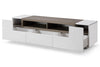 J and M Furniture TV Stand & Entertainment Centers TV Stand TV002 in Grey Gloss/Brown Oak | J&M Furniture