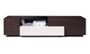 J and M Furniture Tv Stands Modern TV015 In Brown Oak/Grey Lacquer