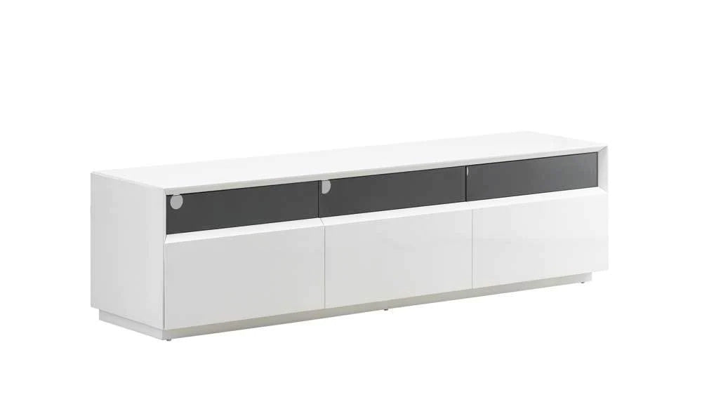 J and M Furniture Tv Stands TV023 White Gloss TV Stand