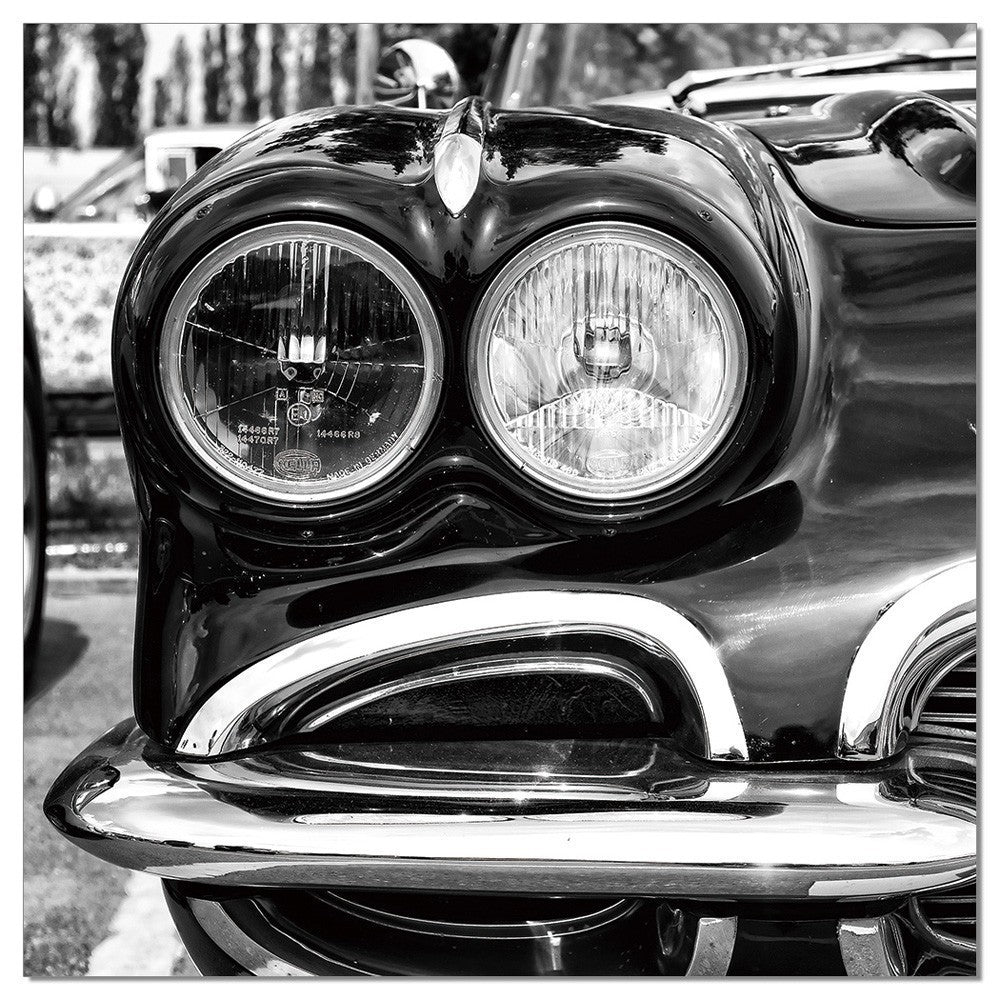 J and M Furniture Wall Art Acrylic Art Classic Headlights