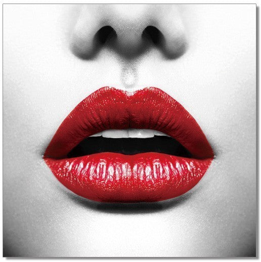 J and M Furniture Wall Art Wall Art "Red Lips - SB-61116"