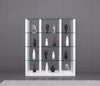 J and M Furniture Wall Unit Cloud Modular Wall Unit in High Gloss