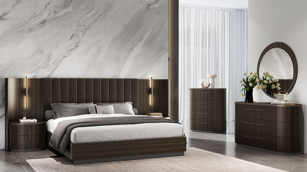 JnmFurniture.com Bedroom Sets Barcelona Contemporary Bed