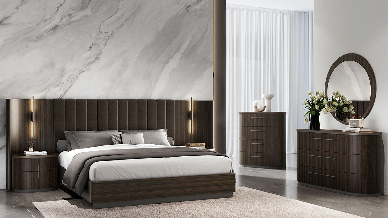 JnmFurniture.com Bedroom Sets Barcelona Contemporary Bed