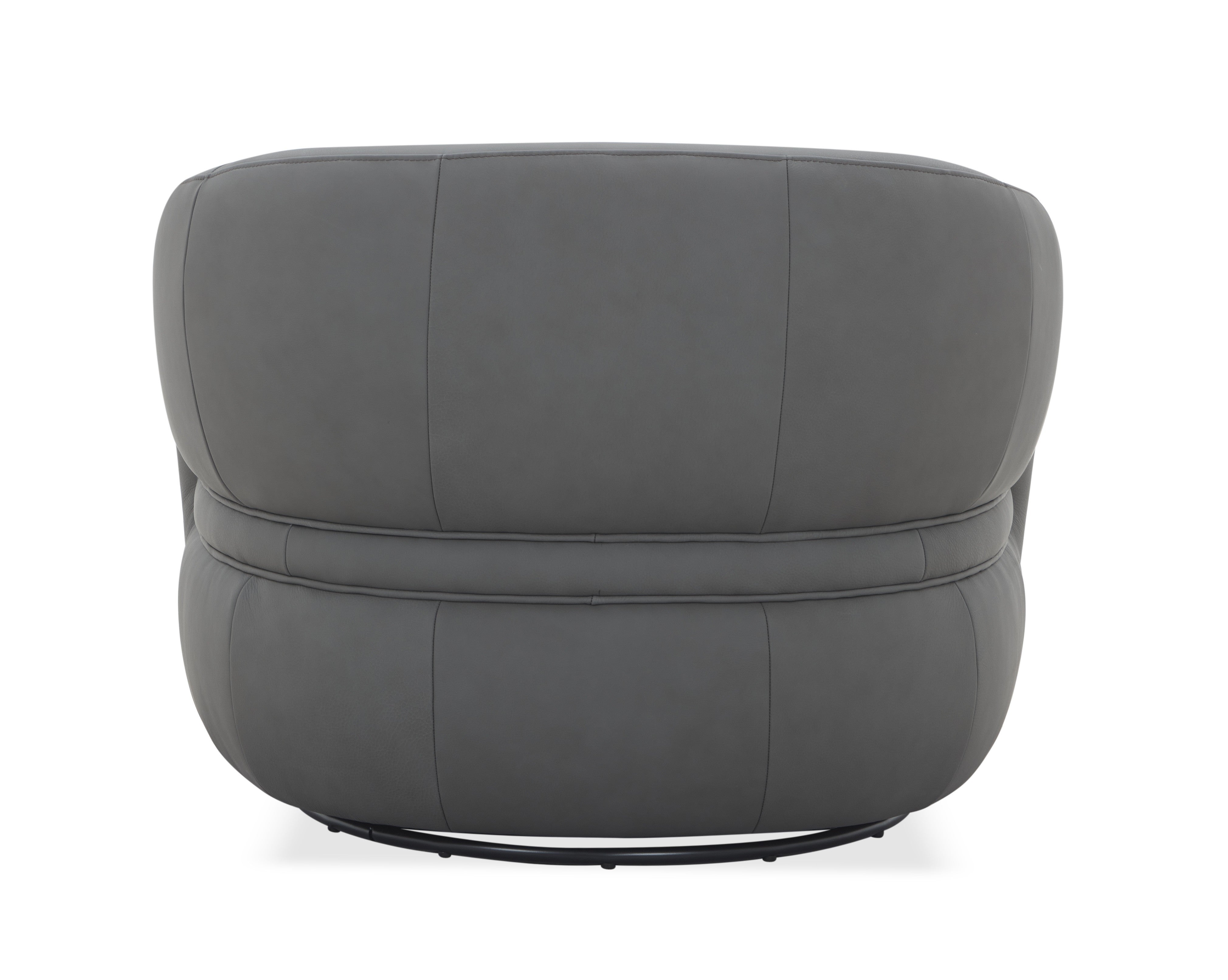 JnmFurniture.com Lounge Chair Orbit Swivel Chair in Charcoal