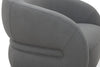 JnmFurniture.com Lounge Chair Orbit Swivel Chair in Charcoal