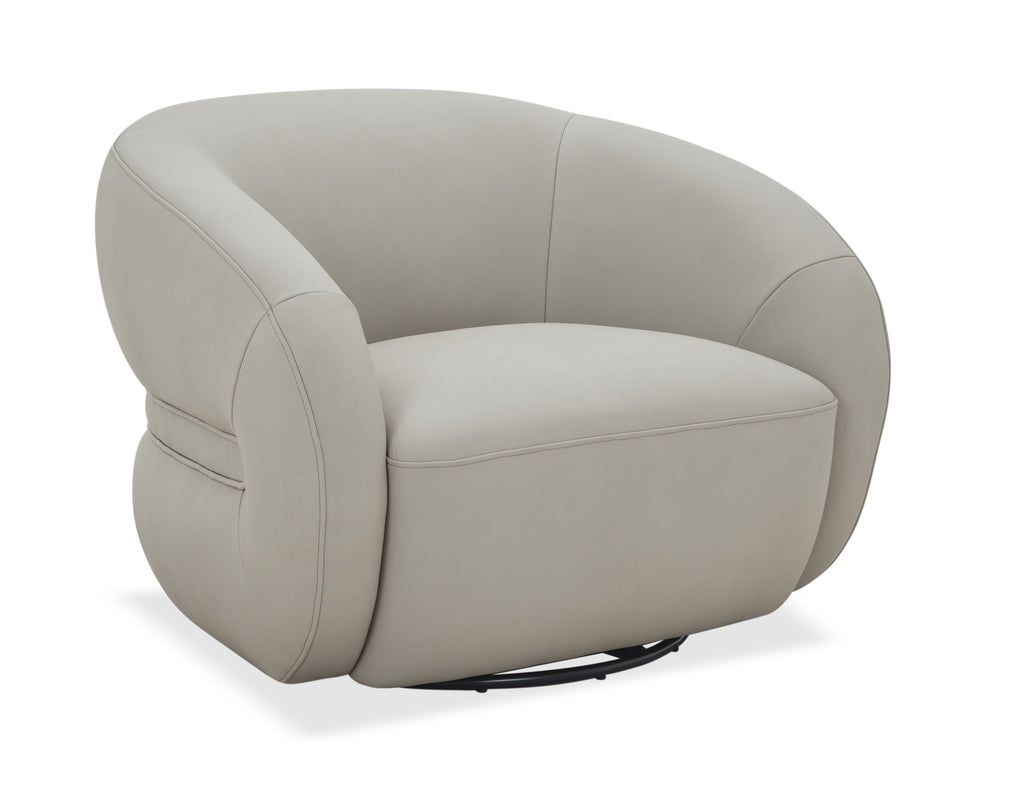 JnmFurniture.com Lounge Chair Orbit Swivel Chair in Khaki