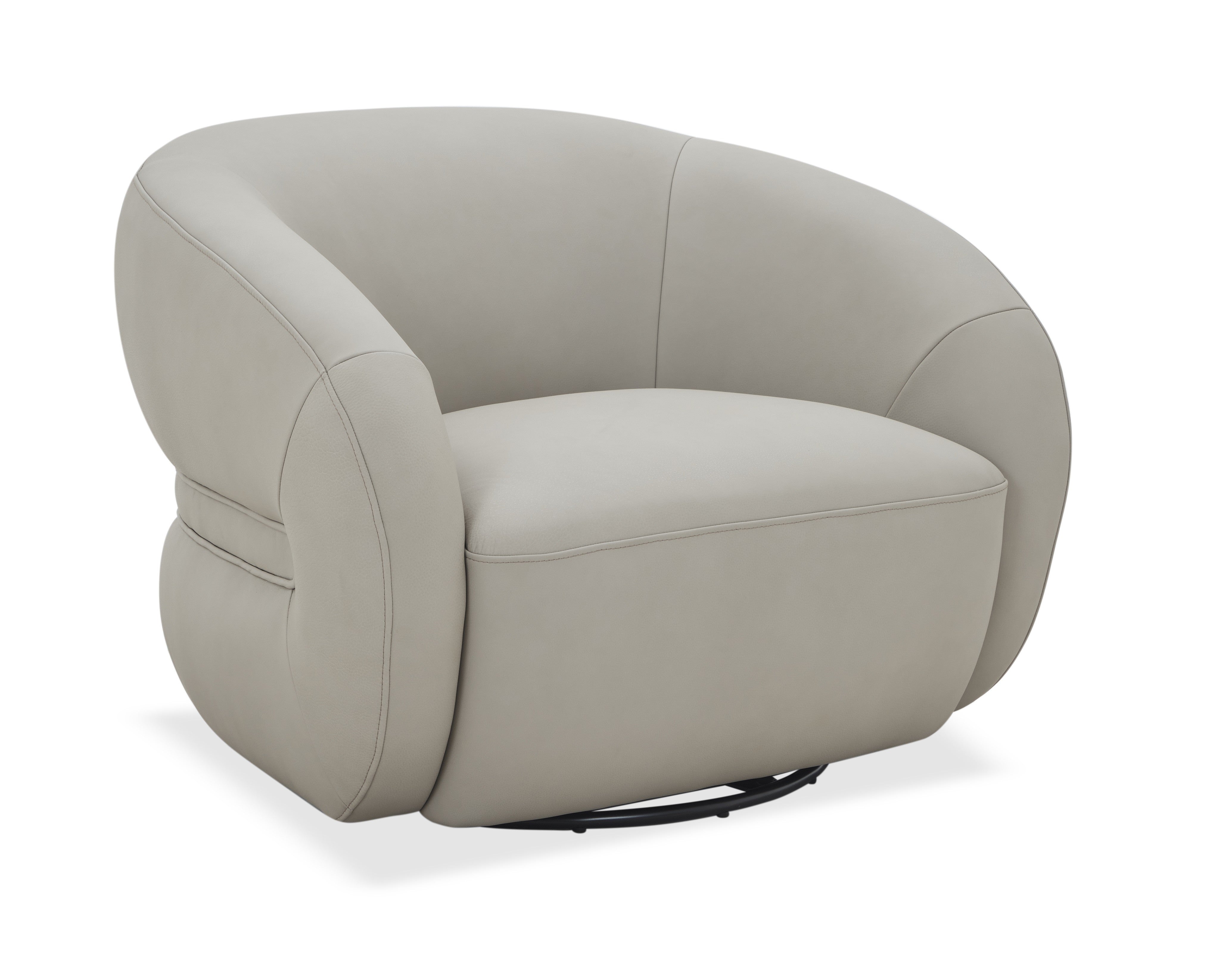 JnmFurniture.com Lounge Chair Orbit Swivel Chair in Khaki