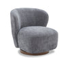 JnmFurniture.com Lounge Chair Zola Swivel Chair in Charcoal