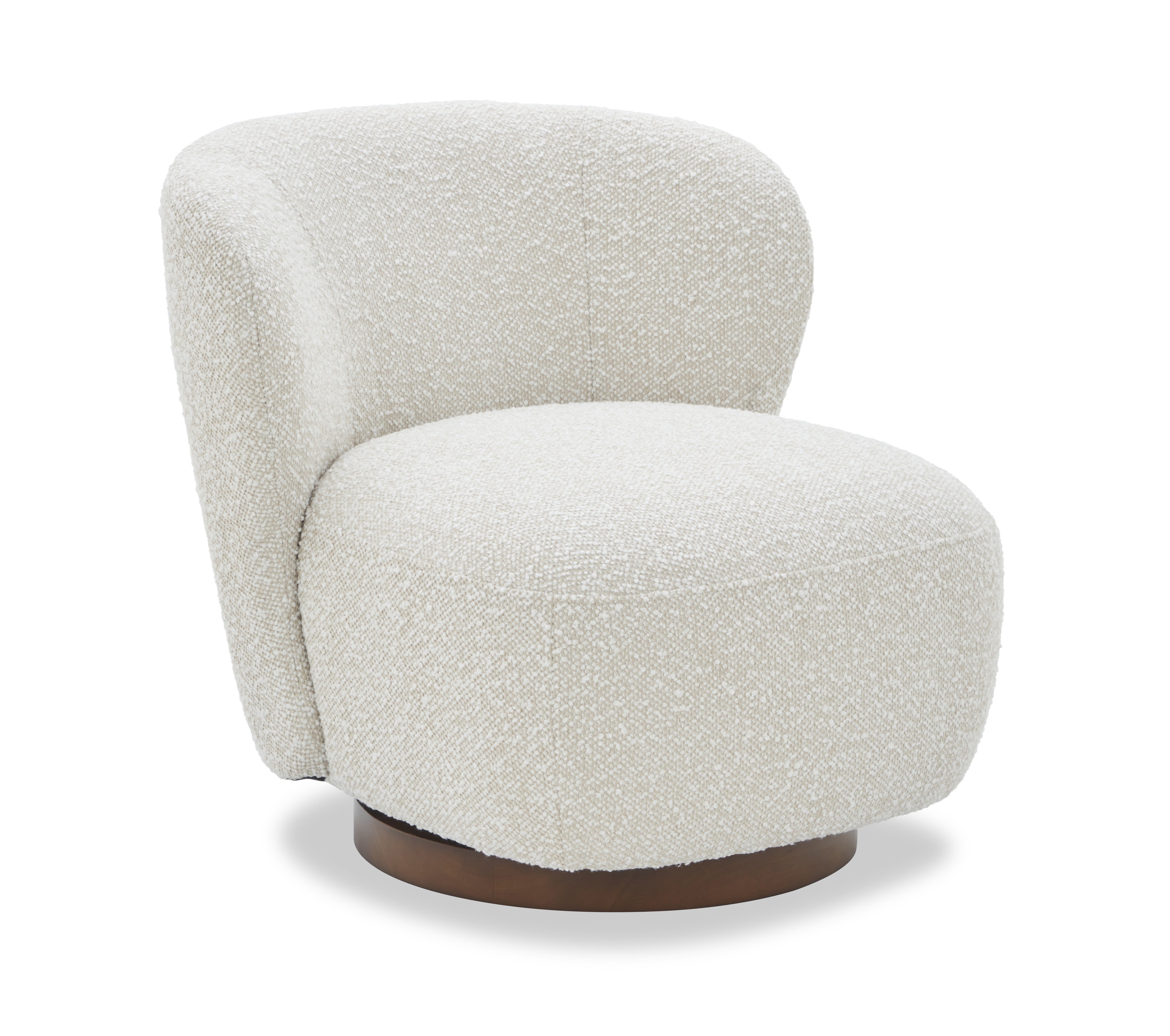 JnmFurniture.com Lounge Chair Zola Swivel Chair in Pearl