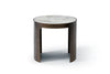 JnmFurniture.com Occasional Tables Monolith End Table | Modern Ceramic Side Table with Brushed Bronze Base