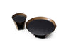 JnmFurniture.com Occasional Tables Vanta Coffee Table | Modern Glass Coffee Table with Bronze Base