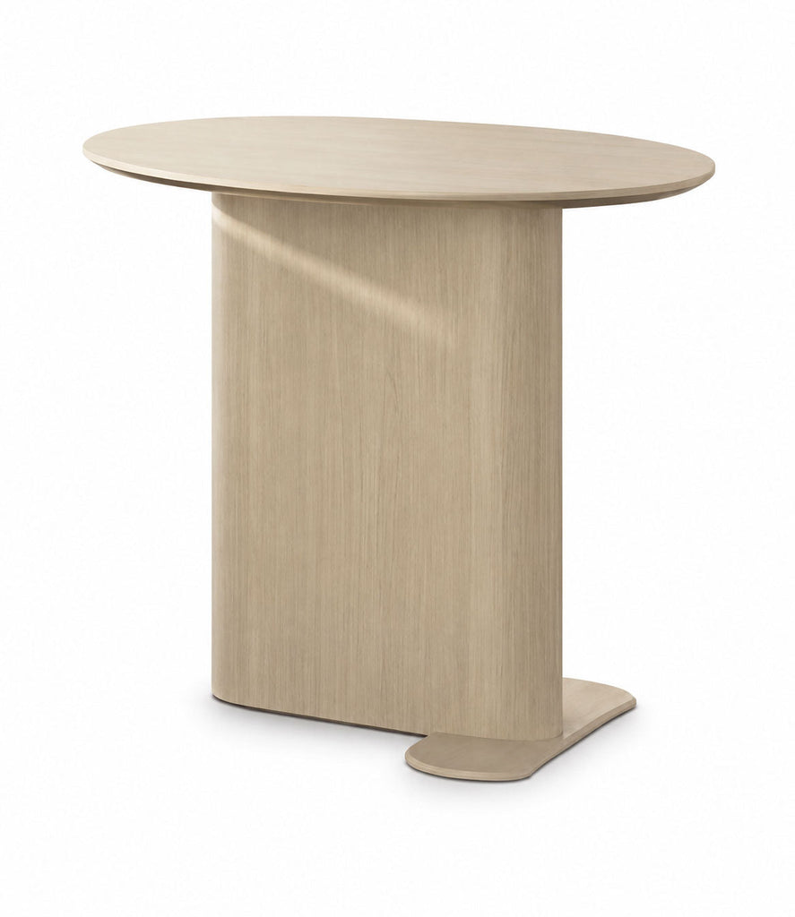 JnmFurniture.com Occasional Tables Vento End Table | Modern Travertine-Look Ceramic Side Table