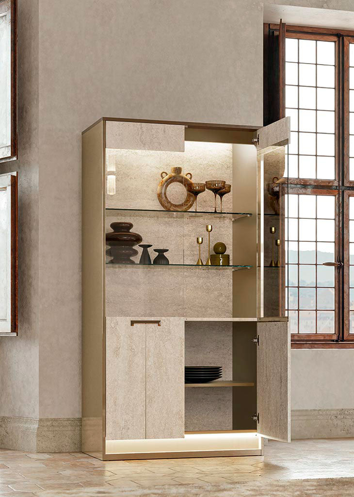 Jo 2 Door Curio - Canal Furniture