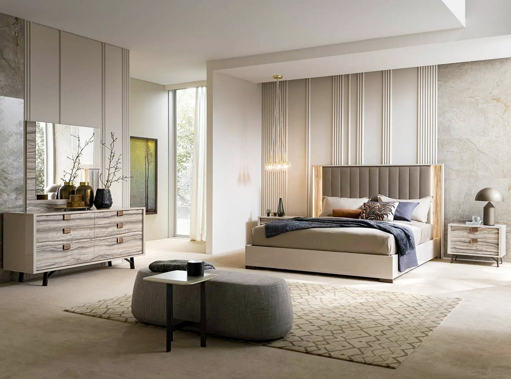 Jupiter Upholstered Bed | Alf Italia