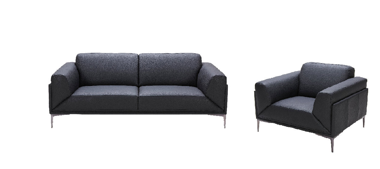 Knight Sofa Collection In Black | J&M Furniture