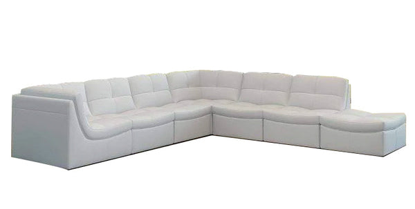 Lego Sofa Collection in White | J&M Furniture