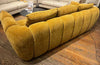 Lennox Fabric Loveseat in Mustard | J&M Furniture - Canal Furniture