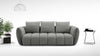 Lennox Fabric Sofa in Dark Grey | J&M Furniture - Canal Furniture