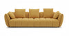 Lennox Fabric Sofa in Mustard | J&M Furniture - Canal Furniture