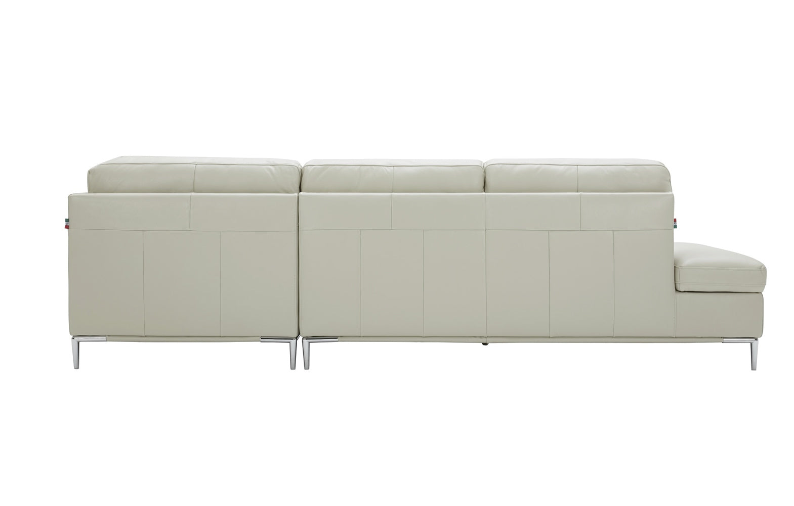 Leonardo Storage Sectional in Silver Grey | J&M Furniture