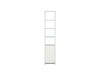Linea Expandable Narrow Bookshelf 5801 | BDI Furniture - Canal Furniture