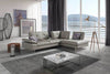Prive Leather Sectional in Grey | J&M Furniture - Canal Furniture