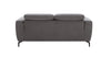 Lorenzo Motion Loveseat in Dark Grey Fabric | J&M Furniture