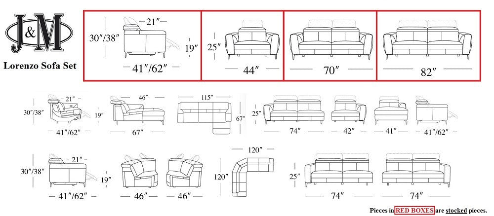 Lorenzo Motion Loveseat in Dark Grey Fabric | J&M Furniture - Canal Furniture