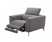 Lorenzo Motion Chair in Grey Fabric | J&M Furniture