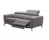 Lorenzo Motion Loveseat in Dark Grey Fabric | J&M Furniture