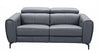 Lorenzo Motion Loveseat in Blue-Grey | J&M Furniture