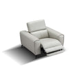 Lorenzo Reclining Chair in Light Gray | J&M Furniture