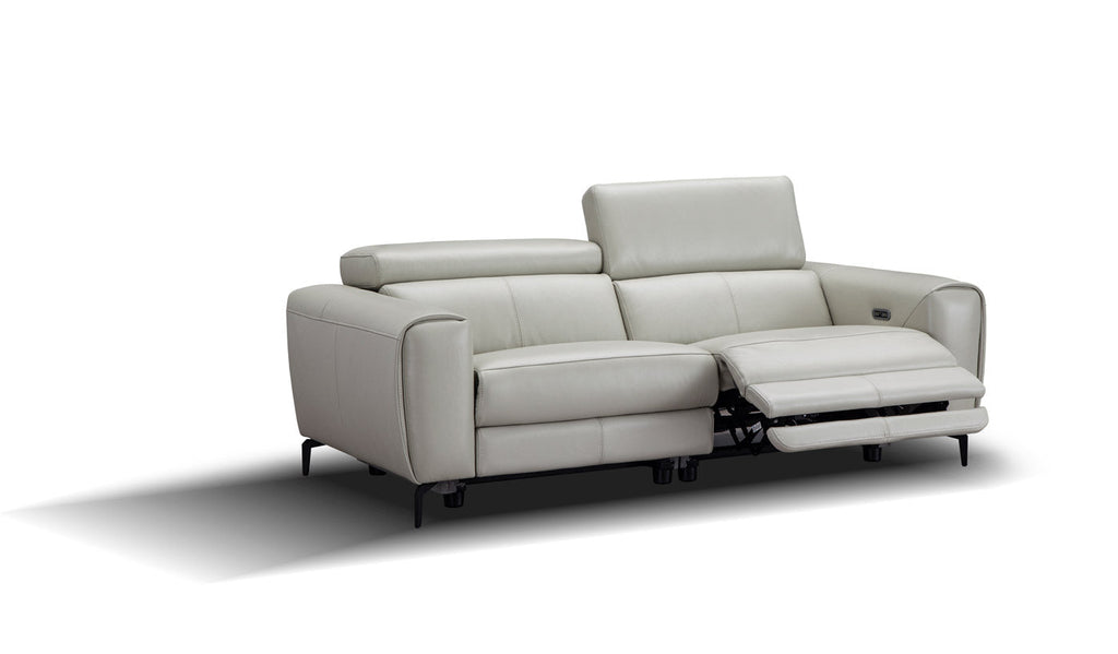 Lorenzo Reclining Sofa in Light Gray | J&M Furniture - Canal Furniture