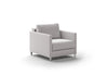 Luonto Chair Light Grey - Rene 01 Elfin Cot Sleeper Chair | Luonto
