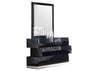 Milan Modern Bed in Black | J&M Furniture - Canal Furniture