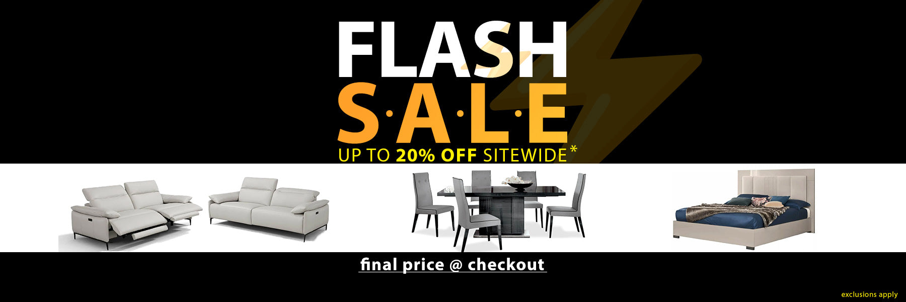 Flash Sale! Up to 20% Off 