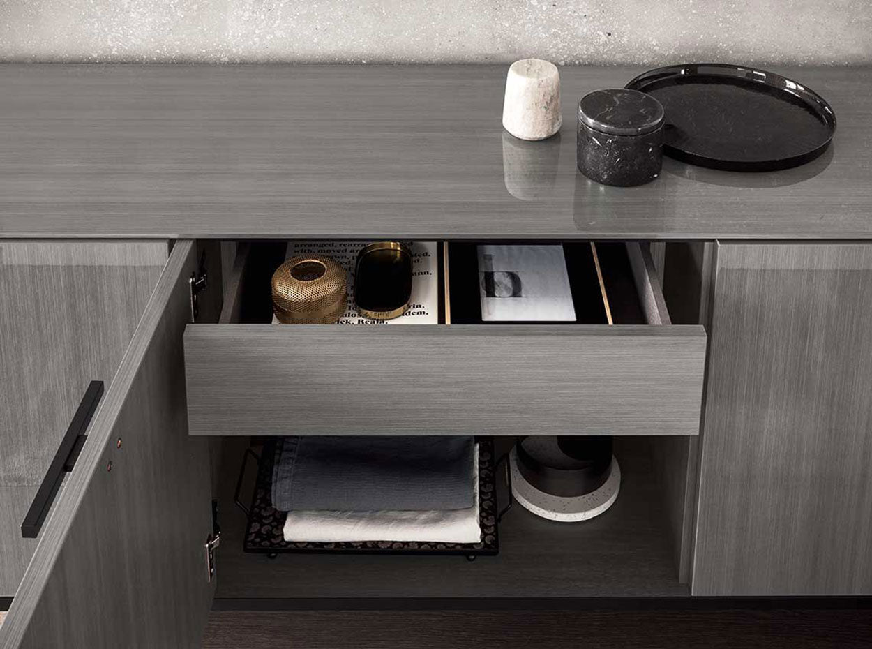 Novecento Large Buffet - 84" - Canal Furniture